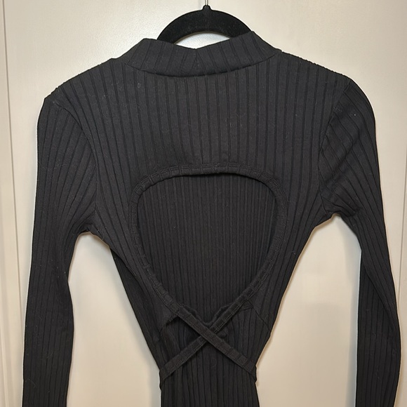 NWT Zara Ribbed Bodycon Midi Sweater Dress - Picture 5 of 6